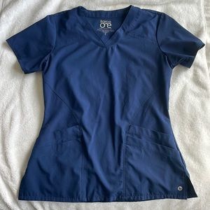 Barco one navy scrub top